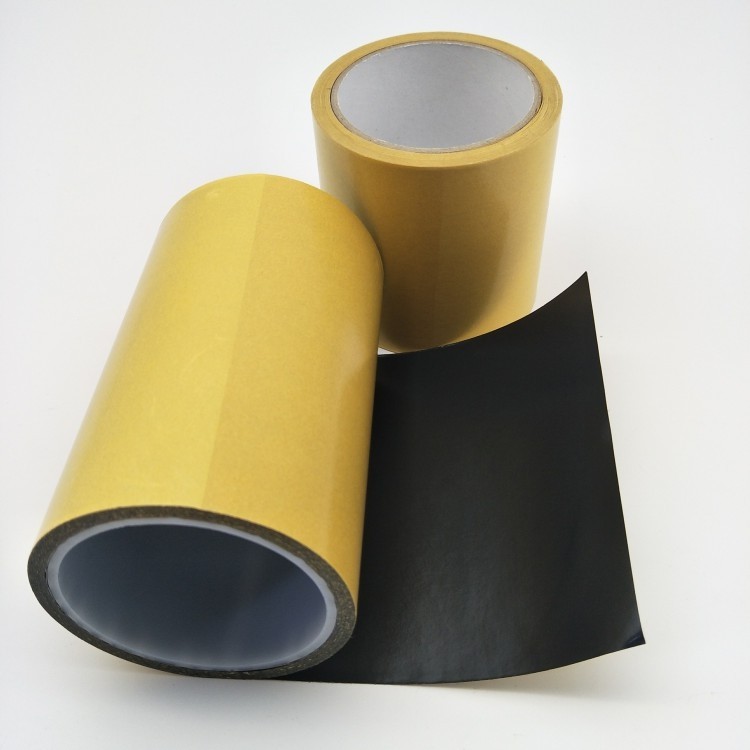 厂家供应PET黑色双面胶 强力高粘 塑胶五金装饰件适用 模切成型