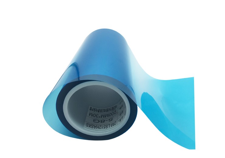蓝色PET硅胶保护膜
