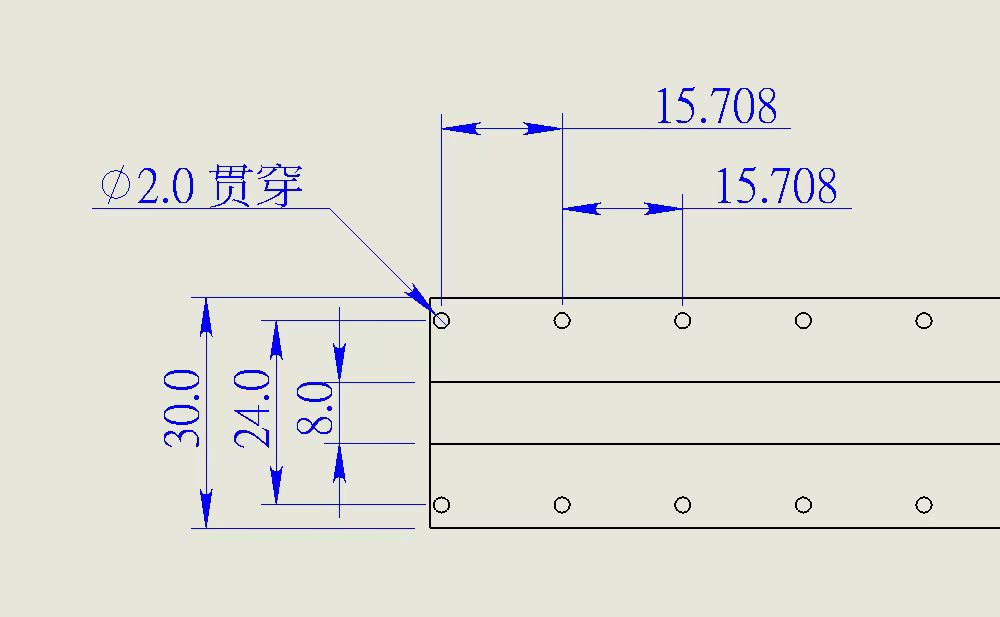 离型膜：宽30㎜，厚度50um，离型力10～20克